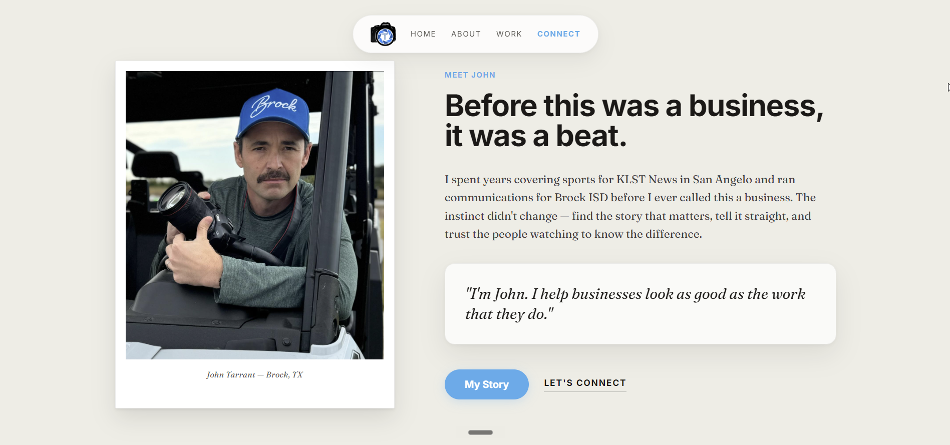Tarrant Media — Story-first video for businesses